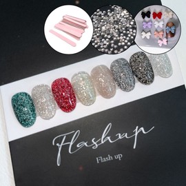 First Street Flash Up Pulse Gel Reflective Glitter + 30 Parts / 퍼스트스트릿 플래쉬업 펄스젤 반사 글리터+파츠 30개