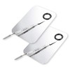 ALIOBC 2 Pcs Makeup Mixing Palette, Upgrad Stainless Steel Metal