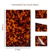 TOEPODO Tortoise Shell Cast Acrylic Sheets 1/8 Thick Acrylic Leopard