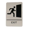 Exit ADA Compliant Restroom Sign - Includes Adhesive Tape and