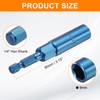 sourcing map Nut Driver 9mm Hex Drive Socket CR-V Steel