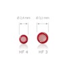 HF-3 Black Cerumen Filter for Hearing Aids (HF3 Black -