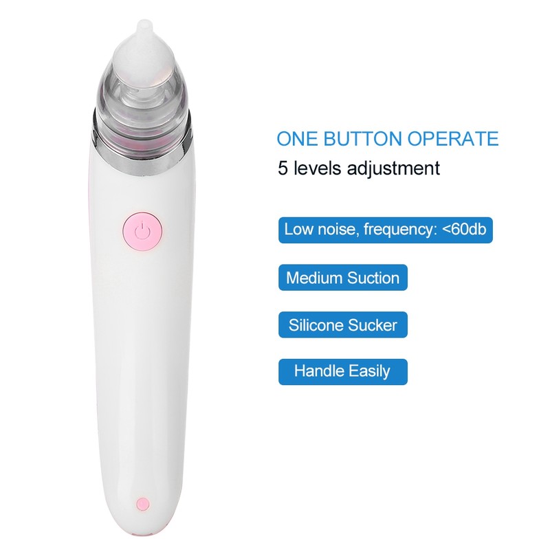 Baby Nasal Aspirator Electric Nose Cleaner Nasal Acne Blackhead Sucker