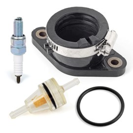 Intake Manifold Carburetor Boot & Spark Plug For Honda TRX350 Rancher 350 TRX450 S ES Foreman 450 1998-2006 16210-HN5-671 16210-HN0-A01