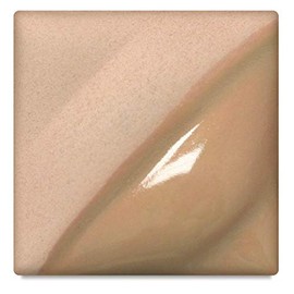 AMACO Velvet Lead-Free Non-Toxic Semi-Translucent Underglaze, 1 Pint, Peach V-315