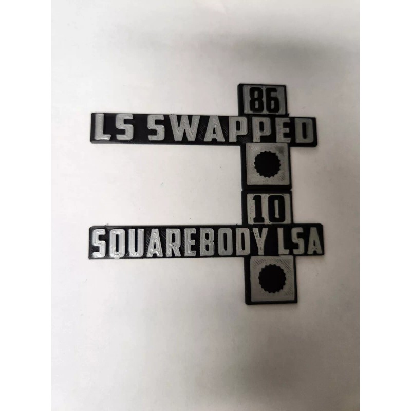 Custom/Handmade Custom Squarebody silverado fender emblem Keychain.