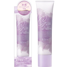 kiss SPF50+/PA++++ Gelrto Chiffon, UV Tone Up Base, 02 Lavender Float, 1.1 oz (32 g), Cold Feel, Ruddy Sensation, CICA Formulated