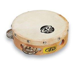 Latin Percussion CP376 6-Inch Tambourine With Head Single Row