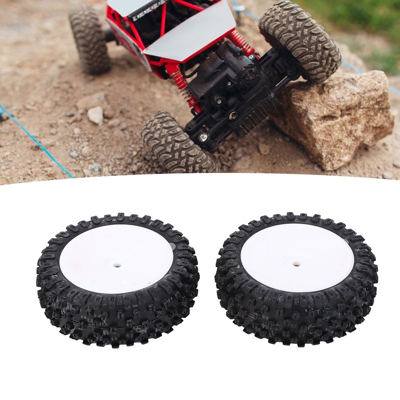 2pcs RC Car Front Tyre 12mm Hex Wheel RC Car