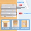 Jiayi Push Catch Metal Heavy Duty 4 Pack Double Push