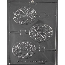 Cybrtrayd P026 Eagle Lolly Chocolate Candy Mold with Exclusive Cybrtrayd Copyrighted Chocolate Molding Instructions plus Optional Candy Packaging Bundles