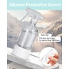 TERESRY 2 Pack 360° Glass Spray Bottles with Silicone Sleeve,