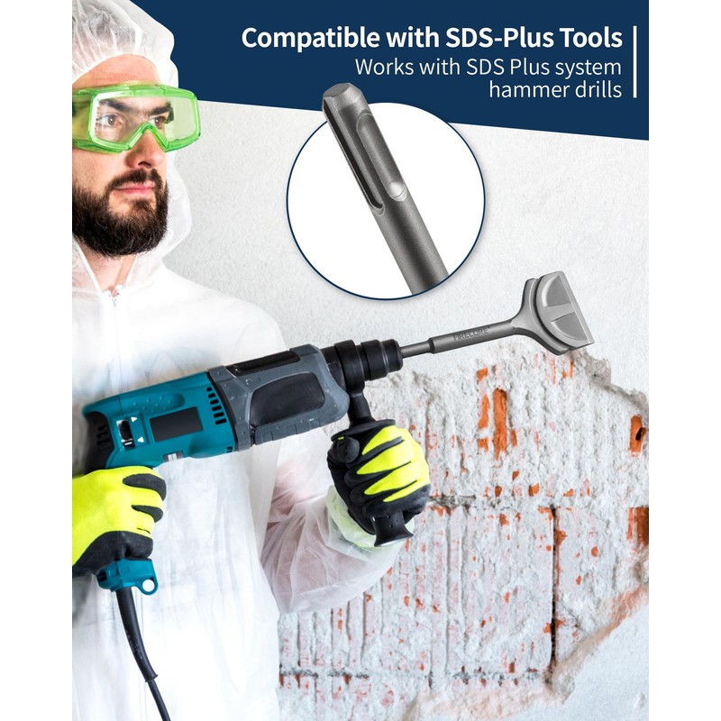 SDS Plus Chisel, Firecore 3 In. by 6.5 In. Tile