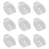 SG Store Pack of 50 Original Swim Jig Dancer Blades Stainless Steel Chatterbait Blades Spinner Blades for Freshwater and Saltwater 20 x 15.8 mm Thickness 0.4 mm