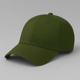 ENCIGER® Unisex Plain Baseball Cap for Men and Women - Soft Cotton, Lightweight, Adjustable, Everyday Style Olive Free Size Green
