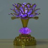 Dharma Set Buddhism Singing Buddha Lotus Lamp for Buddhist Music