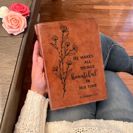 Custom ESV Bible, Custom Bible Engraved English Standard Version, Christian Gifts Religious Gifts Baptism Gifts ESV Bible Women Men