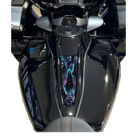 Kustom Cycle Parts Gothic Grim Reaper Plastic Dash Panel Console Insert! Compatible with 2024+ Harley Davidson Street Glides & Road Glides