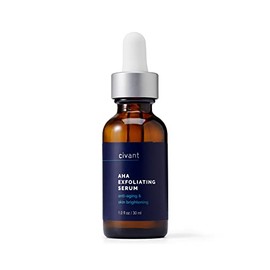 Civant AHA Exfoliating Serum with Glycolic Acid - Face Exfoliant Promoting Faster Skin Renewal and Absorption - Slows Aging - Brightening and Smoothing Toning Solution - Made in The USA, 1.0 oz