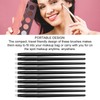 10pcs Eye Brush Angled Eyebrow Brush Silicone Eyebrow Liner Eyeshadow