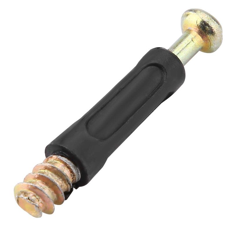 Tornillo de conexión de muebles Conector cubierto de plástico Cerradura
