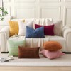 Yosodeko Burgundy Lumbar Throw Pillow Cover 12x24 inch,Pack of 1