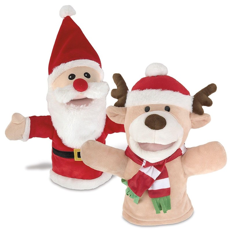 Current Christmas Hand Puppet, Santa - Toys, Children's, Interactive, 13"