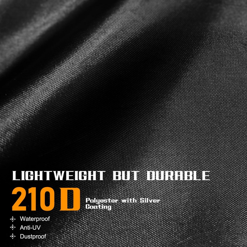 Zero-Turn Mower Cover Waterproof Outdoors,Anti-UV 210D Polyester ,Universal Fit Lawn