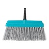 Gardena Patio Broom Brush Combination System, Turquoise Blue/Gray, 12.6 inches