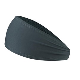 Men's Headband, 4.7 inches (12 cm), Headband, Sports, Hair Turban, Bandana, Turban, Sports, Wide, Sweatproof, Hair Clip, Face Washing, Baseball, Football, Unisex, Dark Gray