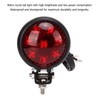 Motorcycle Retro Round LED Taillight Brake Running Light Universal Brake