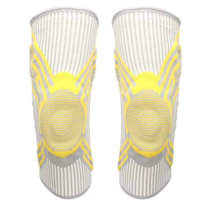 1 Pair Knee Brace Nylon Knitting Breathable Knee Compression Sleeve