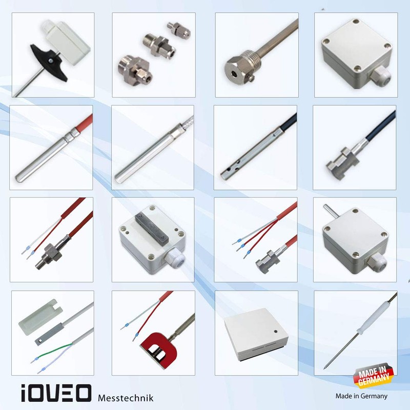 Immersion Sleeve Stainless Steel V4A, G 1/2 Inch, Installation Length