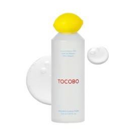 TOCOBO AHA BHA Lemon Facial Toner 5.07 fl oz / 150 ml | Vitamin C and Lemon Extract, AHA, BHA, Calming and Soothing Moisturizer | Natural Ingredients, Vegan Toner, Cruelty Free