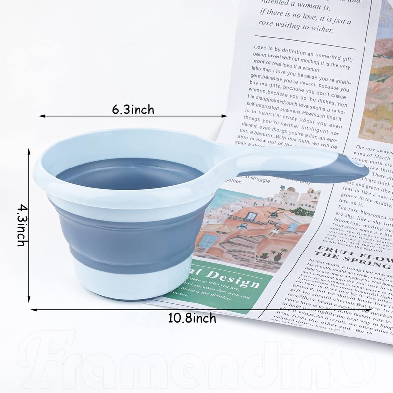 Framendino, 2 Pack Folding Water Ladles Collapsible Kitchen Water Scoop