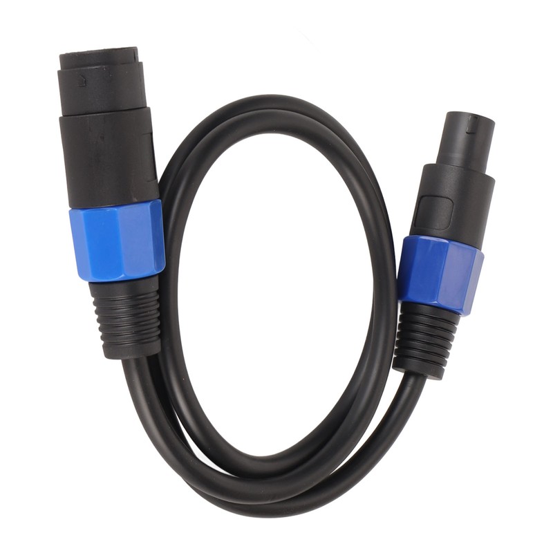 Professional Speaker Cable 3.3ft Long PVC Male Female Quick Twist