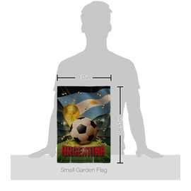 FIFA World Cup 2022 Team Argentina Flag Outdoor Home Decor Burlap Banner Room Wall Art Patio Porch Lawn Club Bar Decorations Tapestry Yard Sign Sports Fan Trophy Game Champion Soccer Gifts Made In USA