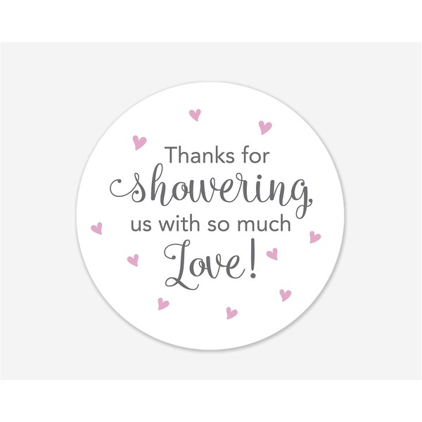 36ct, Baby Shower Or Bridal Shower Stickers, Thanks for Showering us, Sprinkle Shower Stickers (#682-1-BP)