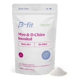 B-FIT B Just Inositol - Myo Inositol y D-Chiro Inositol Fórmula 401 - Suministro para 2 Meses 60 Servicios - Alta Biodisponibilidad - Sin Aditivos -  