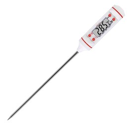 Digital Thermometer for Food, Liquid, Oil, Ultra Fast Measurement and Exceptional Accuracy, LCD Display for Clear Reading, Stainless Steel Probe, Auto Shut-off Function