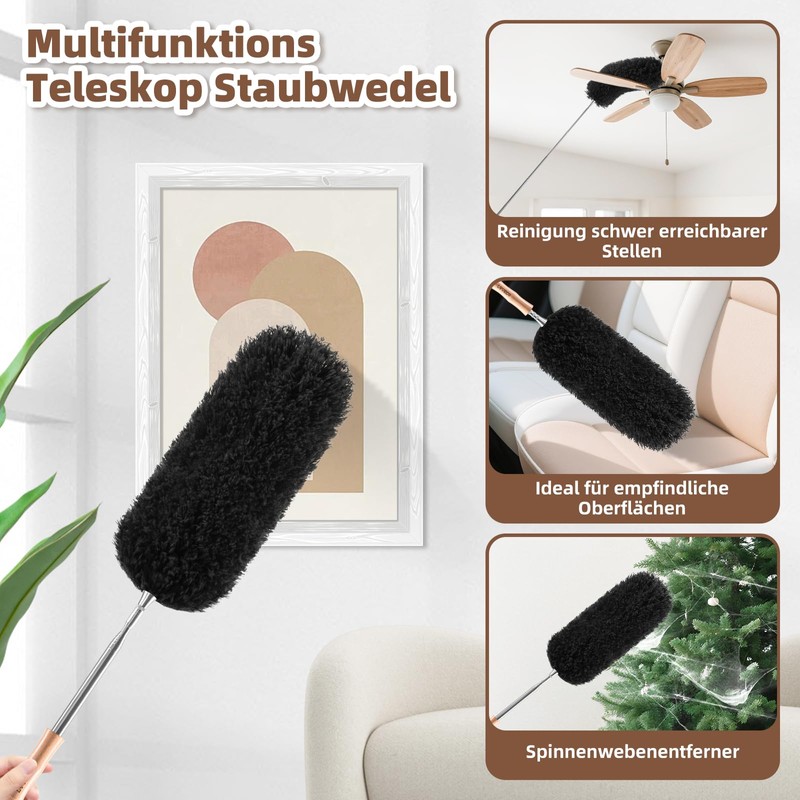 Loveco Bendable Duster Set, with Telescopic Duster Extendable up to