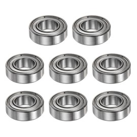 QUARKZMAN Pack of 8 688ZZ Deep Groove Ball Bearings 8 mm Bore 16 mm AD 5 mm Thick Chrome Steel ABEC5 Double Shielded Bearing for Engines Pumps Conveyors