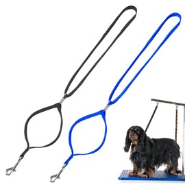 MWUMRCM Pet Grooming Loops for Dogs, 2 Pack Pet Bathing Tether Straps Cat Bathing Nylon Restraint Grinding Harness Safety Rope Pet Grooming Table Bathtub Accessories