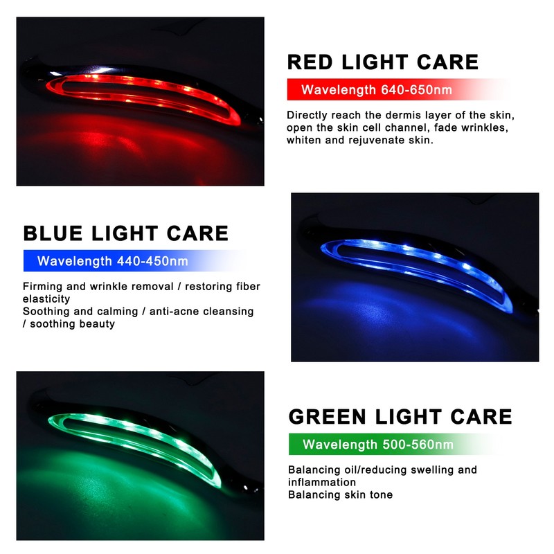 LED Electric Gua Sha Board USB Vibration Heating Scraping Massager