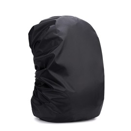 LeTradeJP Waterproof Backpack Rain Cover, For 14.7 gal (40 L), Durable, Waterproof, Lightweight, For School Commutes, Climbing, Rain Protection (Black, 1 Piece), Black