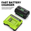 Ahomtikk OP401 40V Fast Charger Replacements for Ryobi 40V Battery