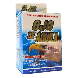 Suplemento Alimenticio Ojo De Águila Vista Cansada Borrosa Sabor Sin Sabor