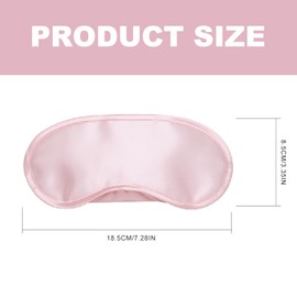 Eye mask for Sleeping - 8PCS Pink Sleep Mask for Girls - Soft Blindfold Eye Cover Pink Plain Sleeping Masks for Travel Team Bride Games Party Supply