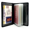 kelvinrolenleathercollection Genuine Leather Business Card Organizer Plastic Insert ID Credit