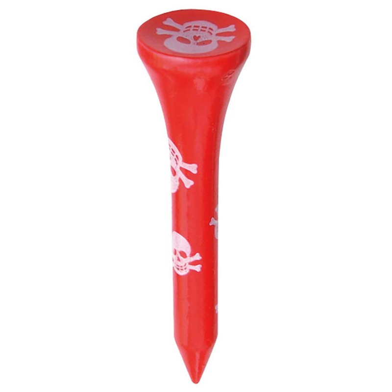 DAIYA GOLF TE-125 Golf Tee, Print Tee, Short E, Skull